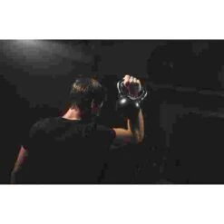 Sport-Thieme Rubber-Coated, Smooth Chrome-Handled Kettlebell 25 Sport-Thieme Rubber-Coated, Smooth Chrome-Handled Kettlebell -Fitness Gear Shop 119 0827 1