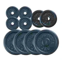 60kg Cast Iron Weight Disc Set
