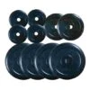 60 Kg Set Of Rubber Weight Discs 2 60 Kg Set Of Rubber Weight Discs -Fitness Gear Shop 146 5046