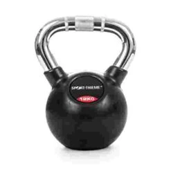 Sport-Thieme Rubberised Kettlebell With Chrome Handle -Fitness Gear Shop 220 1320