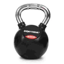 Sport-Thieme Rubberised Kettlebell With Chrome Handle -Fitness Gear Shop 220 1359