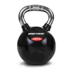 Sport-Thieme Rubberised Kettlebell With Chrome Handle -Fitness Gear Shop 220 1375