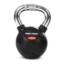 Sport-Thieme Rubberised Kettlebell With Chrome Handle -Fitness Gear Shop 232 3422