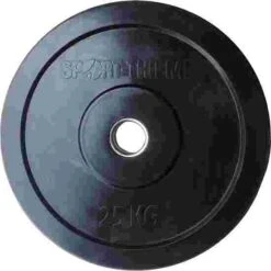 Sport-Thieme "Bumper Plate" Weight Disc, Black -Fitness Gear Shop 235 4646