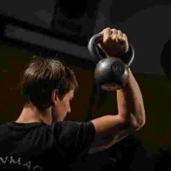 Sport-Thieme Grey-Painted, Hammer-Finish Kettlebell -Fitness Gear Shop 252 4825 1