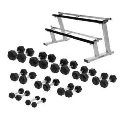 Sport-Thieme Compact Rubber Hex Dumbbell Set -Fitness Gear Shop 267 7532