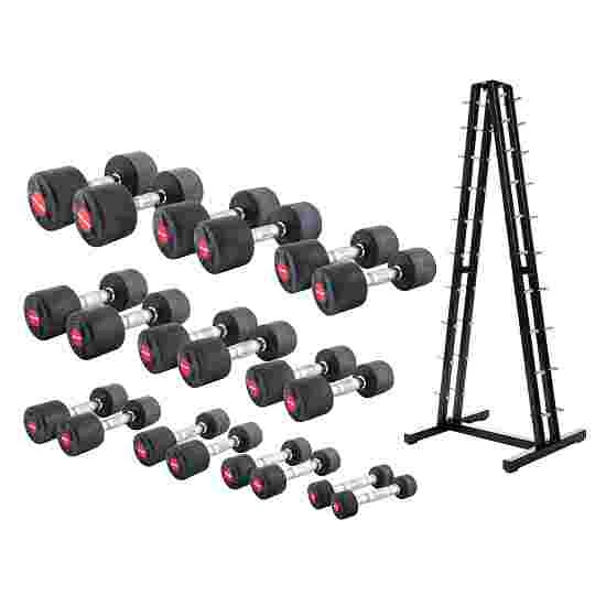 Sport-Thieme Compact Rubber Dumbbell Set 3 Sport-Thieme Compact Rubber Dumbbell Set